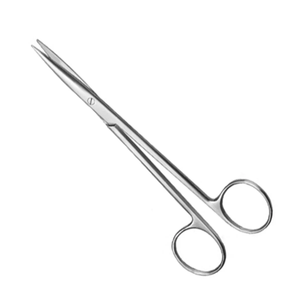 Curved Metzenbaum dissecting scissors with long shank and short fine blades
